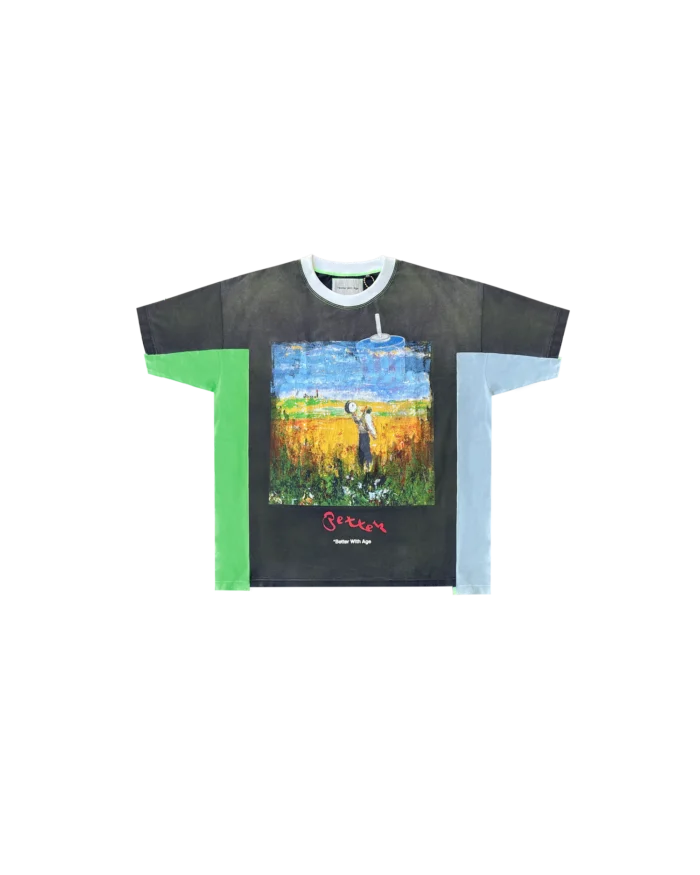 better with age counterfeit three-panel vintage tee