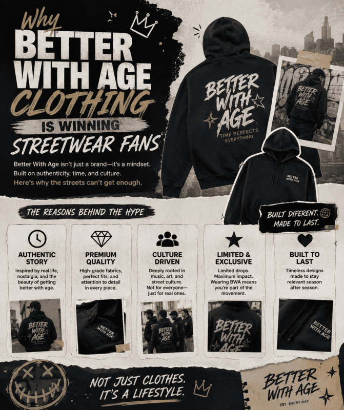 Why Better With Age Clothing Is Winning Streetwear Fans