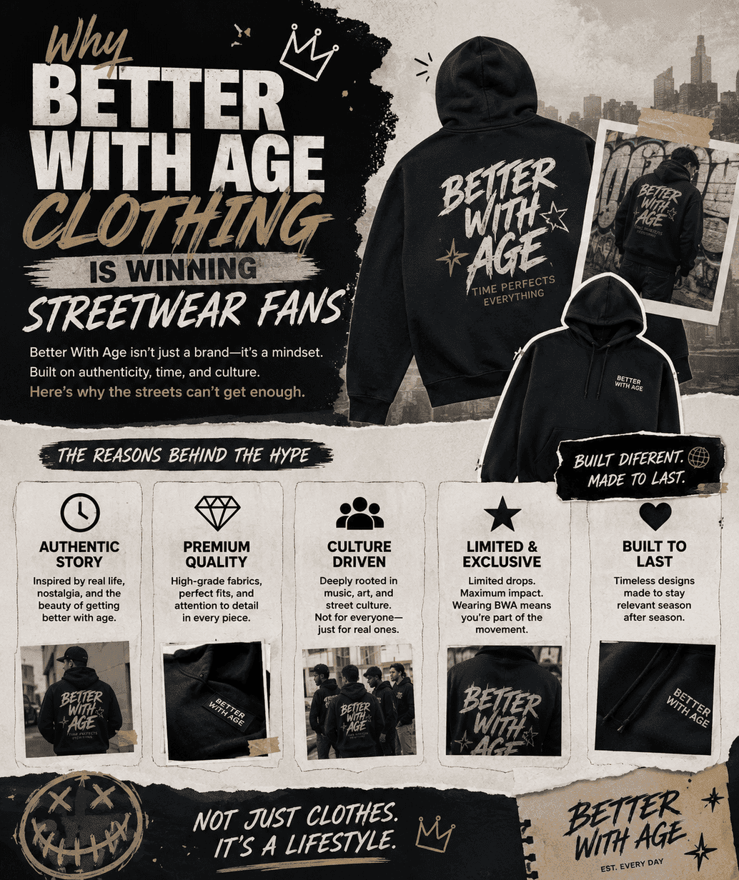 Why Better With Age Clothing Is Winning Streetwear Fans